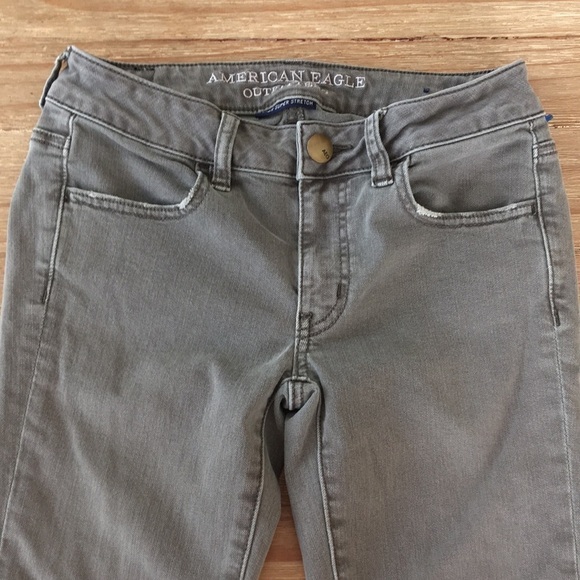 AEO Super Super Stretch Jegging Crop AEO DENIM Raw - Picture 4 of 4